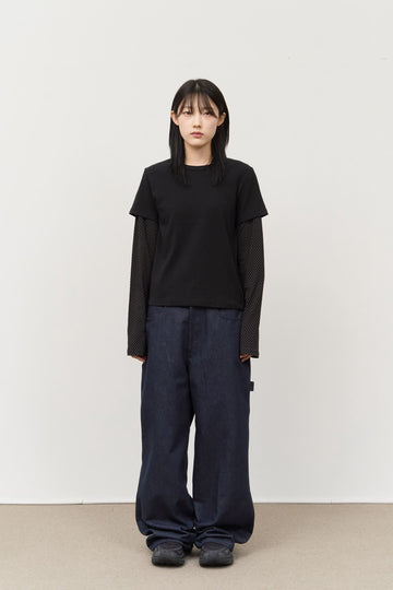 (W) Yuji Dot Layered Top